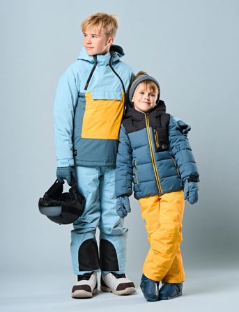 Color Kids Ski Pants W. Pockets - Yellow - 92