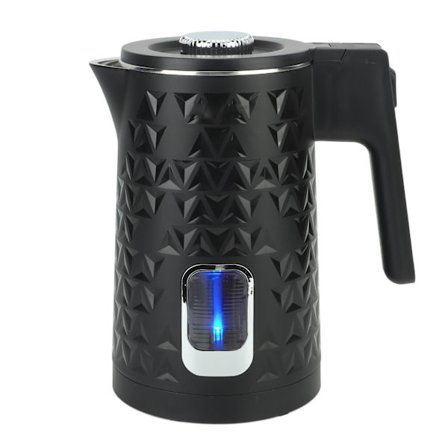 MNK X10 elektrisk elkedel 304 rustfrit stål BPA fri elkedel 2000W 2L varmtvandsdispenser til hjem, restaurant, kontor Storbritannien 220V sort