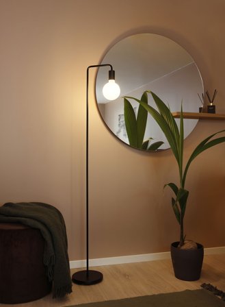 Aria gulvlampe - sort