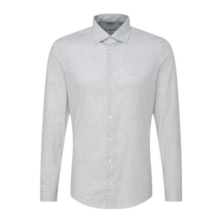Seidensticker Business Shirt Slim , Grijs , Heren , Maat: 2XL
