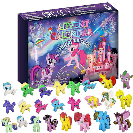 Juleadventskalender Jul Unicorn Figur Blind Box Kit -m35