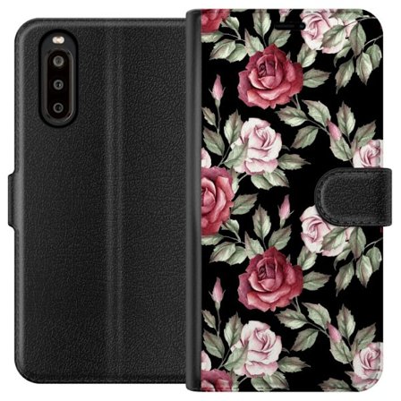 Kompatibel Tegnebogsetui til Sony Sony Xperia 10 II Blomster