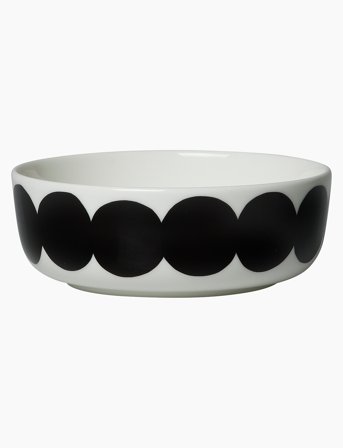 Räsymatto Bowl 4Dl Black Marimekko Home