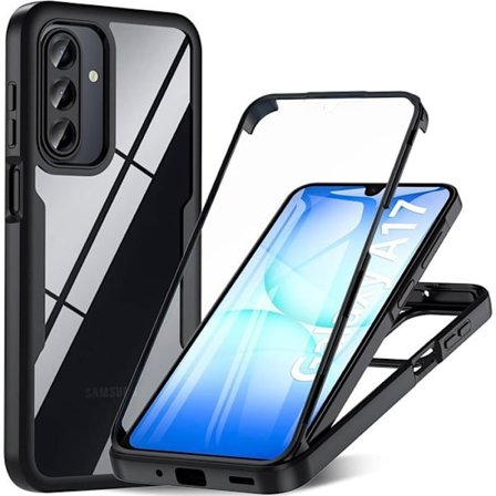 Beskyttelsesdeksel - BOOLING - Samsung Galaxy A17 5G/4G - Hard Komplett Forsterket Kant - Svart[ZHE]