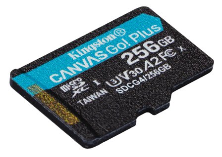 Kingston 256GB Canvas Go Plus Gen4 microSD-kort, UHS-I, U3, V30, A2, uten SD-adapter