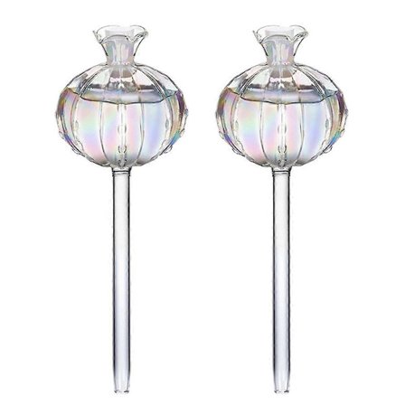 Automatiska bevattningskulor i glas, formade som blommor, för krukväxter - droppbevattning