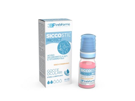 Trebifarma Siccostil Protect Gocce Oculari Sterili Lubrificanti