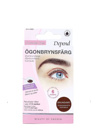 Depend Cosmetic Ögonbrynsfärg Brunsvart /No/Dk - Nude - ONE SIZE