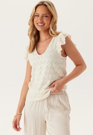 VILA Viamalina V-neck C/S TOP TOP T Vaatteet