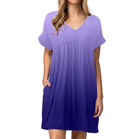 Enfärgad Print För Kvinnor Med Blommönster