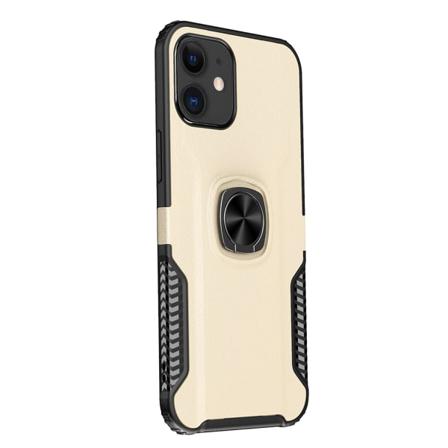 iPhone 12 deksel med ringholder Guld