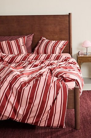 Jotex - Påslakanset Dubbelsäng Ekologisk Rosa/rost DEBBIE - Köp Dubbelsäng hos Jotex