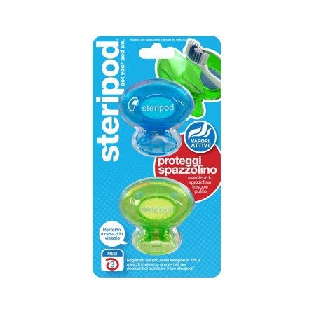 Steridpod Proteggispazzolino 2 Pezzi