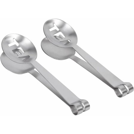 3 stk. rustfrit stål tepose tang tepose press værktøj køkken te tilbehør 12 cm