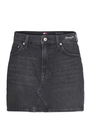 Tommy Jeans Izzie Mr Mn Skirt Dh6182 Svart