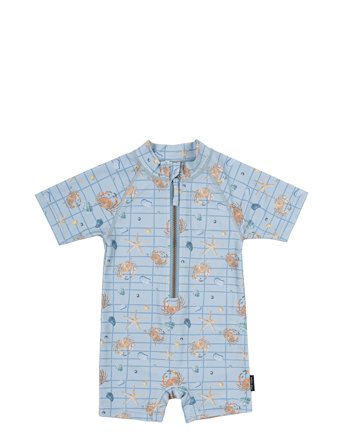 Swim Suit Uv Aop Blue Mikk-line