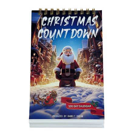 100 Dages Jule Nedtællingskalender Skrivebord Jule Nedtællingskalender 2025 Interaktive Borddekorationer Til Ferier A