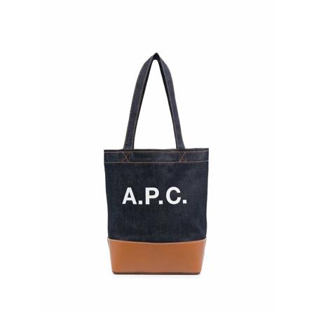 A.p.c. Tote Väska blå, Dam Shoppingväskor, Dam, Storlek: ONE SIZE