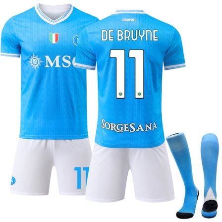 2025-2026 Napoli Barn Vuxen Fotbollströja Kit No.11 De Bruyne
