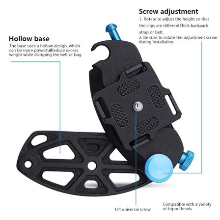 Kamera Midjespänne Midjebältesspänne BLÅT