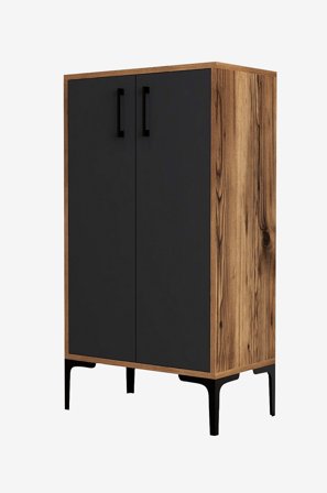 Hanah Home - Skoskåp Prag - Brun - Skoskåp - Från Homeroom