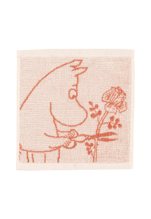 Arabia Mumin handduk 25x25 Muminmamma beige GOTS Badrumstextilier CM