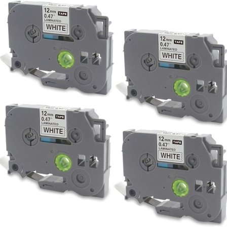 Yhteensopiva TZe-231 TZ-231 -etikettinauhan korvauspakkaus, 4 kpl