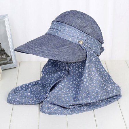 Kvinnor Visirhatt Sommarsol Strand Vikbar Keps med bred cap