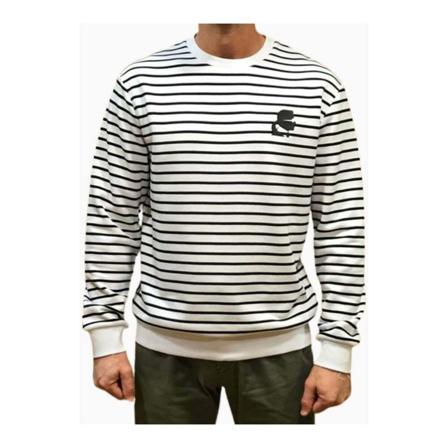 Karl Lagerfeld, Sweatshirts Biały, Mężczyzna, Rozmiar: M