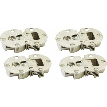 90 graders 3D hængsel til klap og låg foldede dørhængsler geringhængsel til skabslåger køkkenmøbler usynligt sæt med 4