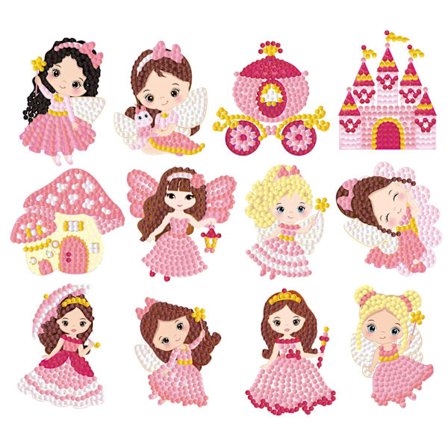 Diamantmaleri slot prinsesse (12 billeder)