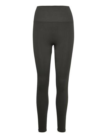 Sthlm Seamless Rib Tights Running/training Tights Svart Björn Borg