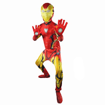 Halloween Spider Man Barns Cosplay Kläder Iron Man