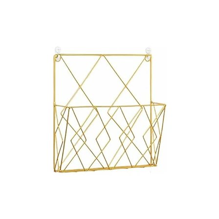 Metallinen riippuva lehtiteline, sanomalehtiteline, lehtikori, seinälle asennettava lehtiteline 2 koukulla lehdille, kirjoille, A