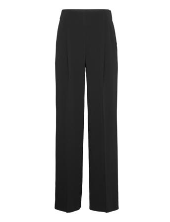 Kamille 3 Trousers Byxa Med Raka Ben Svart Andiata