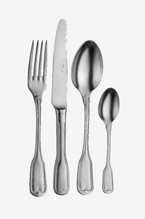 Pintinox - Bestiksæt 24 dele Vittoriale Stone Washed (CB) - Grå - Bestik - Fra Homeroom