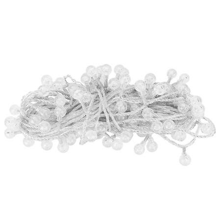 Dc24v 10m 100led Vanndråpe Lyskjede Vanntett Lampestrenger For Jul Varm Hvit