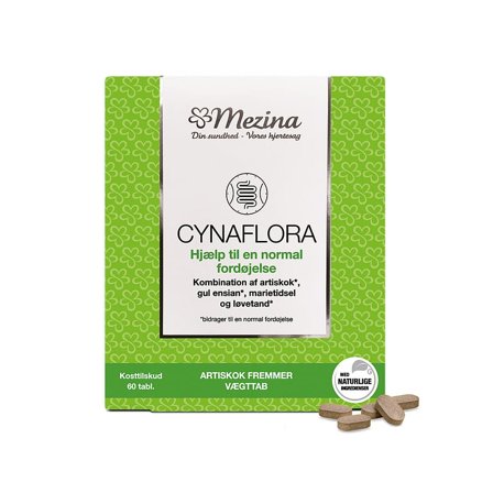 Mezina Cynaflora 60 tabl., Helse & Madvarer, Ingredienser, Urter