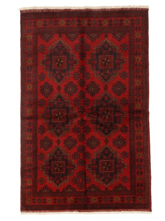 Medallón Pequeño Afghan Khal Mohammadi Alfombra 125X195 Lana