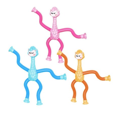 Teleskopisk Pop Tube Toy Spring Tube Toy UTAN LJUS UTAN