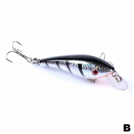 10*fiskedrag 8,5 G 3d Eyes Hard Minnow Saltwater X2t2 Lure Cr