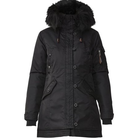 Tenson Himalaya Annivers. Women ́s synthetic-lined parkas Black 36