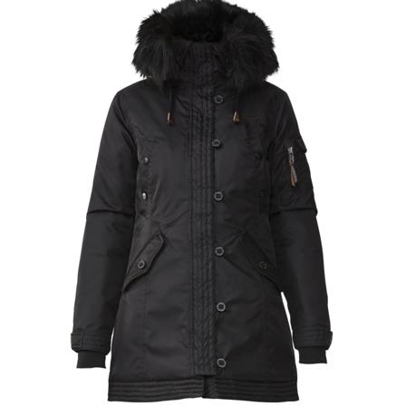 Tenson Himalaya Annivers. Women ́s synthetic-lined parkas Black 38