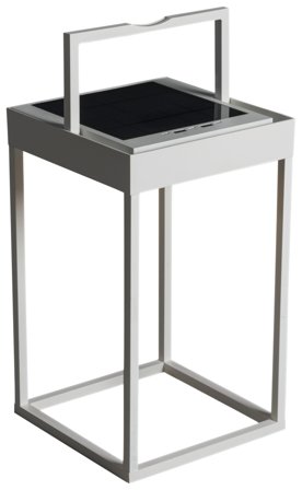 Konstsmide Portofino Solcellslampa vit, för utomhusbruk, Belysning