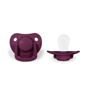 Filibabba 2-Pack Plum Moments 0-6m Pacifiers One Size - Baby feeding - One size - Purple