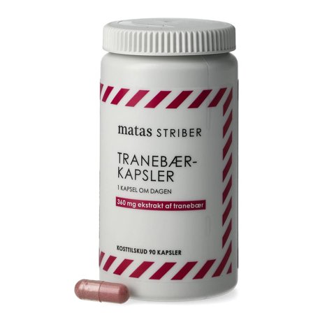 Matas Striber Tranebærkapsler 90 stk, Helse & Madvarer, Ingredienser, Tranebær