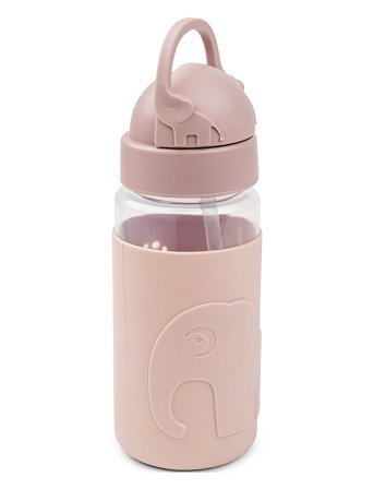 Done by Deer Easy-Grip Drikkedunk M/ Sugerør Elphee Pudder - Pink - ONE SIZE