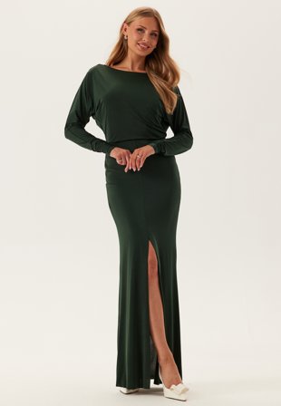 Goddiva Multi Way Long Sleeve Maxi Dress Vaatteet