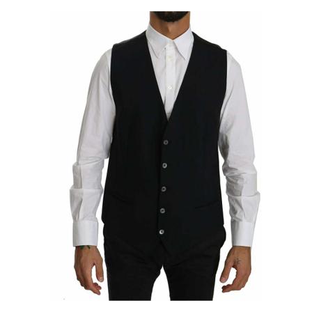 Dolce & Gabbana Suit Vests Sort, Herre