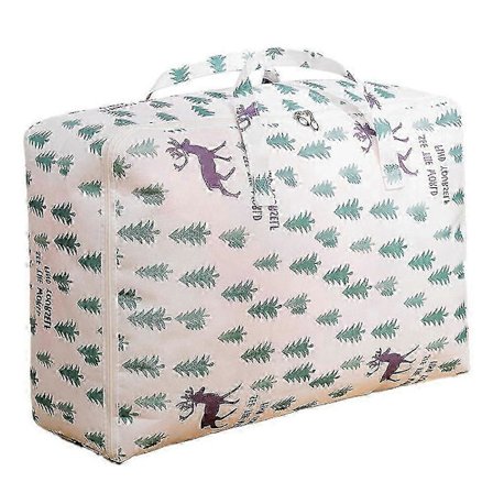 Opbevaringspose i lærred, tyk blød åndbar skabsopbevaring til sengetøj VLO